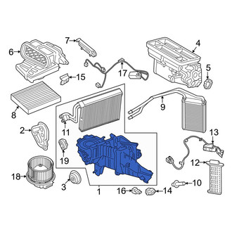 Ford OE - A/C Evaporator Core