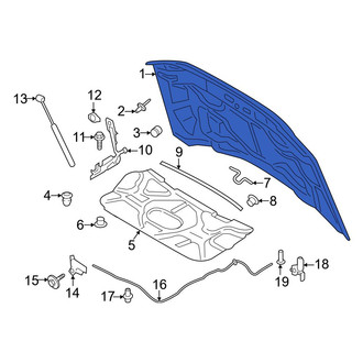 Ford OE - Front Hood Panel