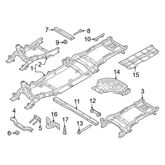 Ford OE - Frame & Components (SuperCab)