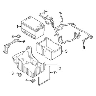 Ford OE - Electrical - Battery (Engine, Main)