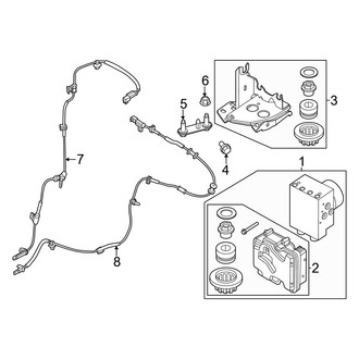 Ford OE - Electrical - ABS Components (Regular Cab / SuperCab / Crew Cab)
