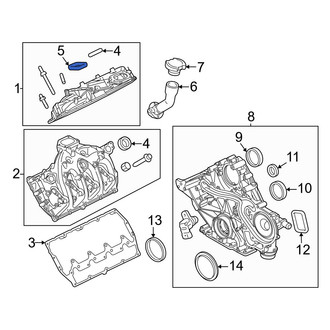 Ford OE - Left Engine Valve Cover Gasket