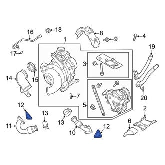 Ford OE - Exhaust Pipe Flange Gasket