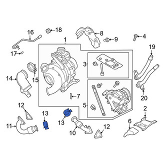 Ford OE - Exhaust Clamp
