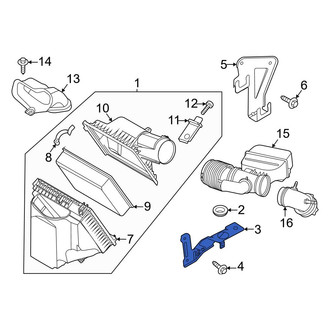 Ford OE - Lower Air Cleaner Bracket