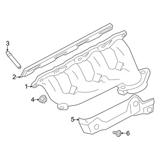 Ford OE - Exhaust System - Exhaust Manifold (Regular Cab / SuperCab / Crew Cab 6.8L)