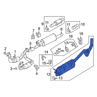 Ford OE - Exhaust Muffler