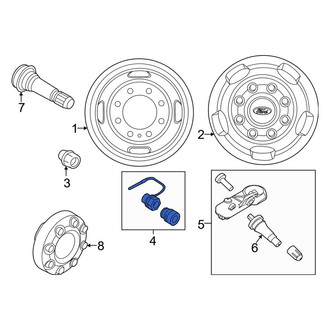 Ford OE - Wheel Lock Set