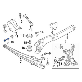 Ford OE - Inner Beam Axle Bolt