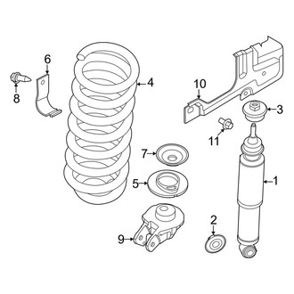 Ford OE - Front Suspension - Shocks & Components (XL Regular Cab / SuperCab / Crew Cab RWD)