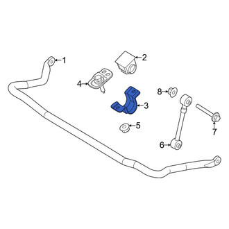 Ford OE - Rear Suspension Stabilizer Bar Bracket