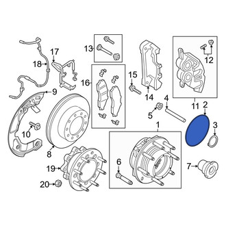 Ford OE - Wheel Hub O-Ring