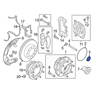 Ford OE - Wheel Hub C-Clip