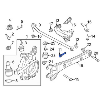 Ford OE - Suspension Track Bar Bolt