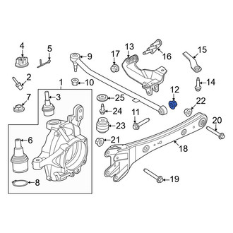 Ford OE - Suspension Track Bar Nut
