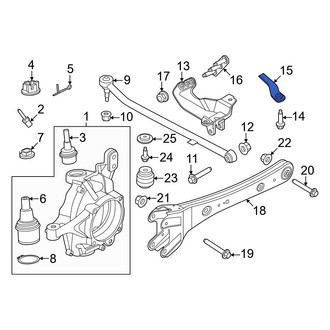 Ford OE - Suspension Track Bar Nut