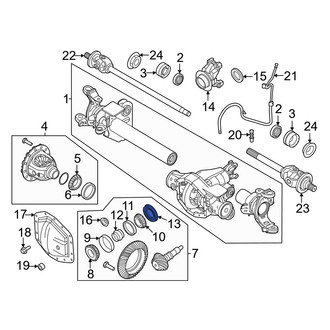 Ford OE - Front Differential Pinion Seal