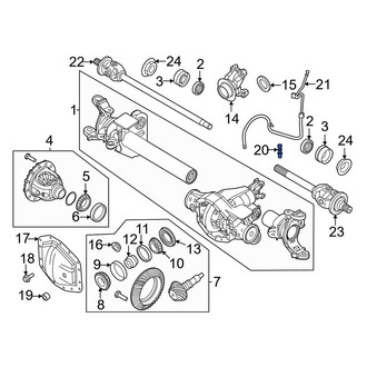 Ford OE - Rear Differential Housing Fill Plug