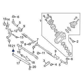 Ford OE - Steering Pitman Arm Nut