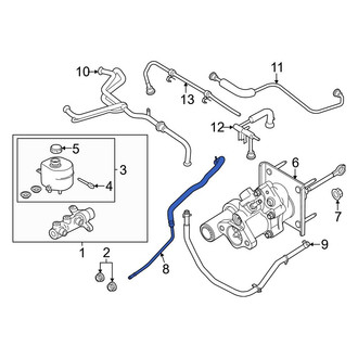 Ford OE - Front Left Brake Hydraulic Hose