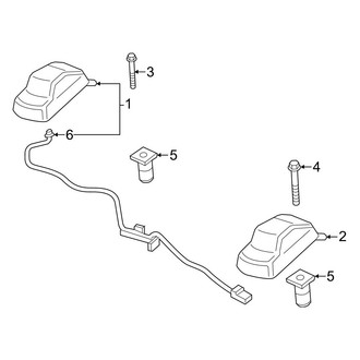 Ford OE - Cab - Roof Lamps (SuperCab)