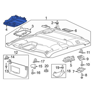 Ford OE - Upper Overhead Console
