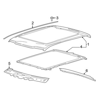 Ford OE - Cab - Roof (With Panoramic), (Crew Cab)