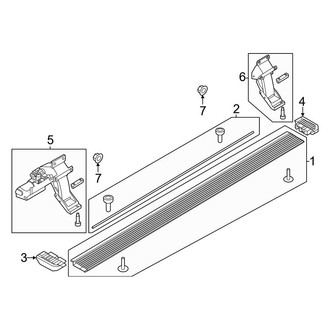 Ford OE - Cab - Running Board (Production, Power Deployable), (Crew Cab)