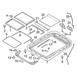 Ford OE - Cab - Sunroof