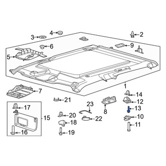 Ford OE - Upper Steering Column Cover Screw