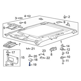 Ford OE - Headliner Screw