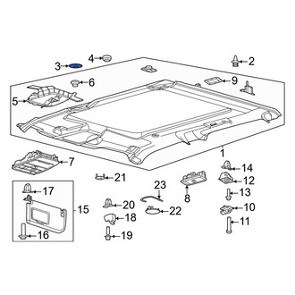 Ford OE - Headliner Clip