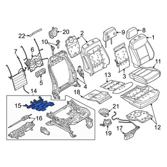 Ford OE - Front Right Seat Cushion Spring