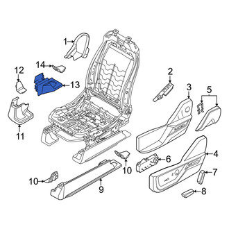 Ford OE - Seat Track Cover