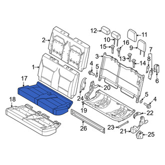 Ford OE - Front Left Seat Cover
