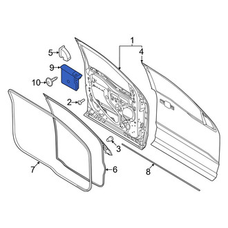 Ford OE - Front Right Door Shell Insulator
