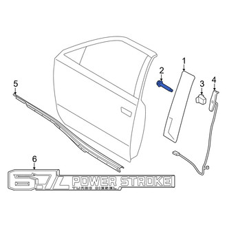 Ford OE - Door Applique Screw
