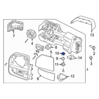 Ford OE - Right Inner Park Assist Camera Bracket
