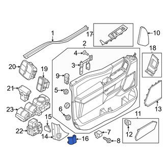 Ford OE - Front Right Upper Door Interior Reflector