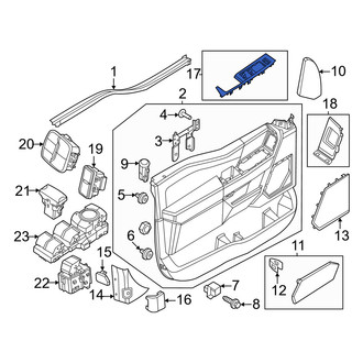 Ford OE - Front Left Door Switch Trim Panel