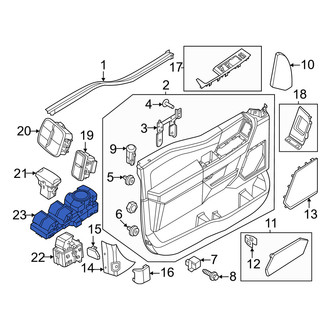 Ford OE - Front Left Door Mirror Switch
