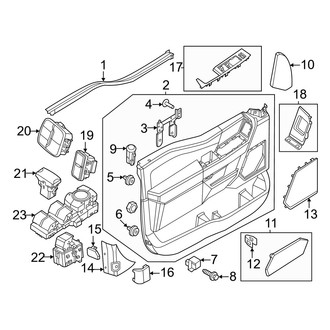 Ford OE - Front Door - Interior Trim