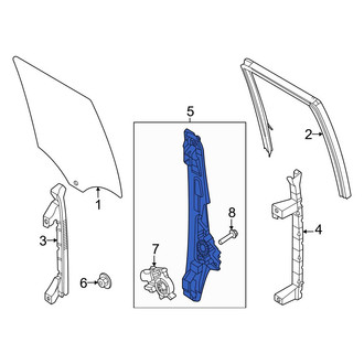 Ford OE - Rear Right Window Regulator