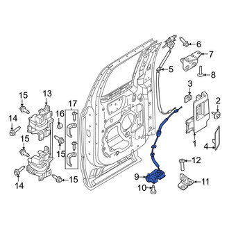 Ford OE - Rear Left Lower Door Latch Assembly