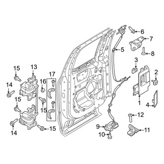 Ford OE - Rear Door - Lock & Hardware (SuperCab)