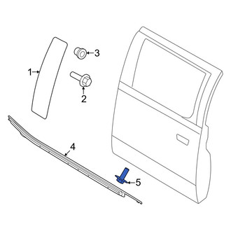Ford OE - Door Window Glass Surround Channel Bolt