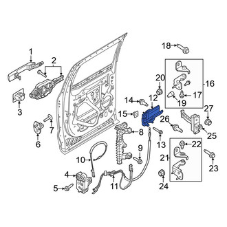 Ford OE - Rear Inner Interior Door Handle