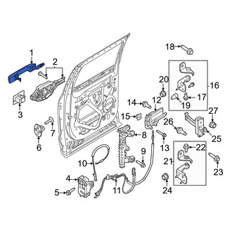 Ford OE - Rear Right Outer Exterior Door Handle