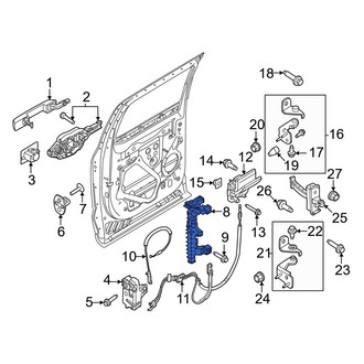 Ford OE - Right Door Latch Bracket