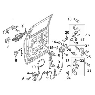 Ford OE - Rear Door - Lock & Hardware